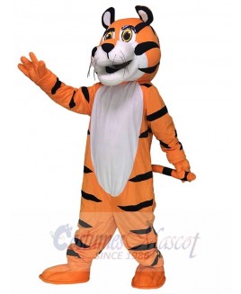 Tony the Tiger Mascot Costume Orange Tiger Fancy Dress Outfit