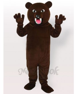 Grey Bear Adult Mascot Costume, Type A