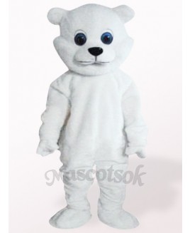 White Little Bear Adult Mascot Costume