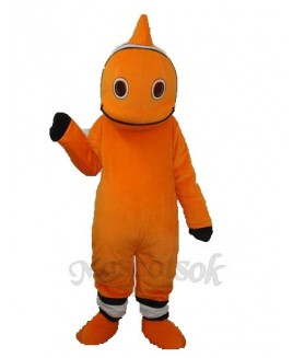 Orange Little Clownfish Mascot Adult Costume