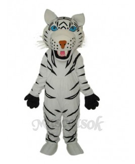 2nd Version Of The White Tiger Mascot Adult Costume
