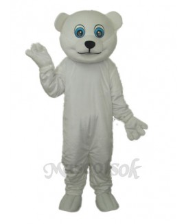 Little Polar Bear Mascot Adult Costume