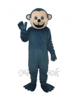 Dark Blue Gorilla Mascot Adult Costume