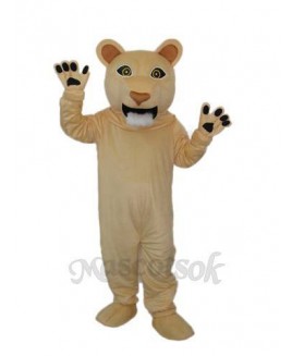 Beardless Cougar Mascot Adult Costume