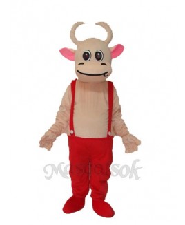No.3 Cow Mascot Adult Costume