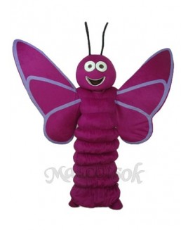 Revised Version Purple Butterfly Mascot Adult Costume