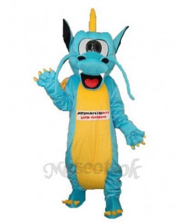 Serrated Teeth Dragon Mascot Adult Costume