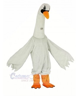 New White Swan Mascot Costume