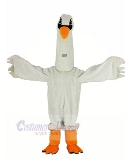 New White Swan Mascot Costume