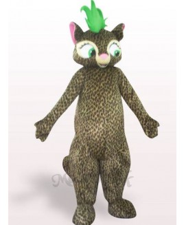 Beautiful Leopard Plush Adult Mascot Costume