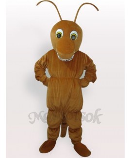 Brown Ant Short Plush Adult Mascot Costume