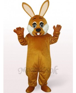 Easter Brown Bunny Plush Mascot Costume