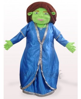 Green Fiona Plush Mascot Costume