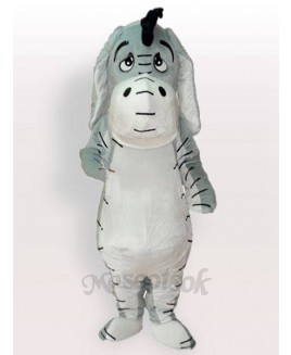 Grey Donkey Adult Mascot Costume