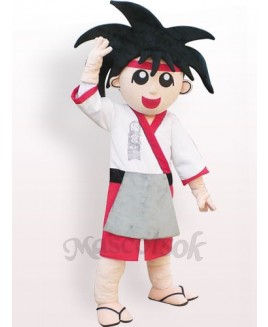Japanese Boy Plush Adult Mascot Costume