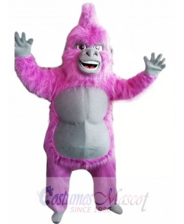 Pink Gorilla Mascot Costume Adult Costume