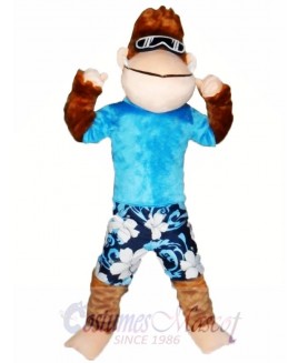 Strong Monkey Mascot Costume