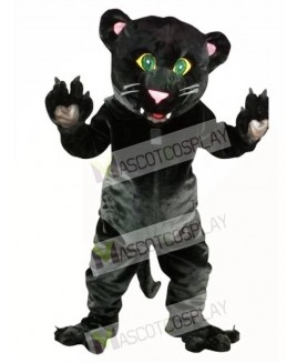 Friendly Black Panther Mascot Costume
