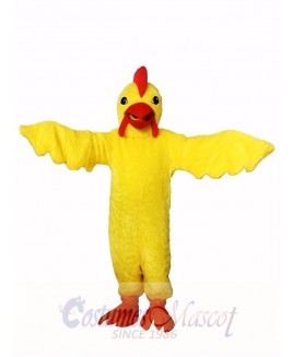 Yellow Realistic Chicken Mascot Costume