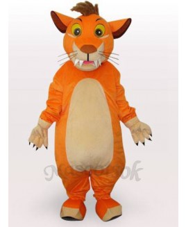 Lion Short Plush Adult Mascot Costume