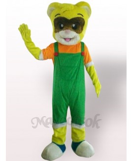 Male Cat Plush Adult Mascot Costume