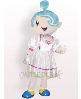 Music Girl Plush Adult Mascot Costume