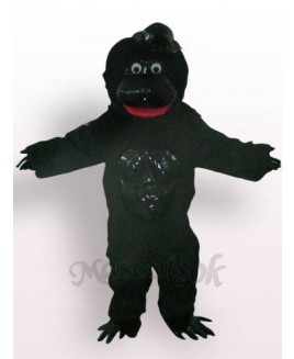 Orangutan With Black Hat Plush Adult Mascot Costume