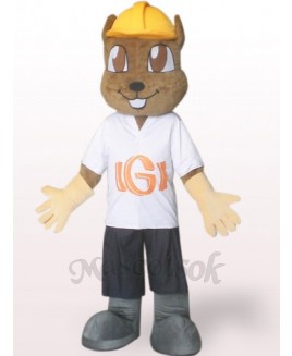 Squirrel Plush Adult Mascot Costume