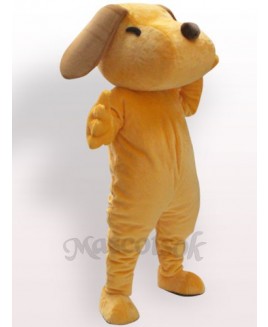 Yellow Dog Plush Adult Mascot Costume  Yellow Dog Plush Adult Mascot Costume