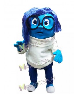 Sad from Inside Out Mascot Costume