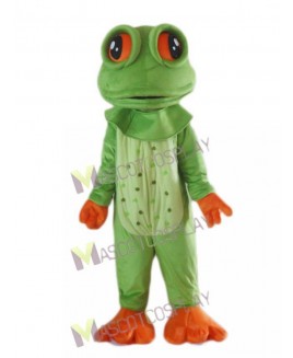 Lovely Big Eyed Frog Mascot Costume