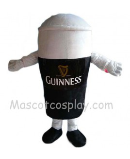 Hot Sale Adorable Realistic New Popular Professional Guinness Stout Beer Glass Mascot Costume Bock Beer Black Beer Bottle Mascot Costumes