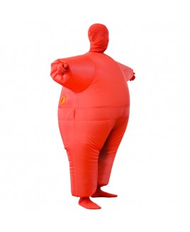 Red Full Body Suit Inflatable Halloween Christmas Costume for Adult