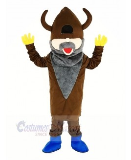 Madcap Viking with Royal Blue Shoes Mascot Costume