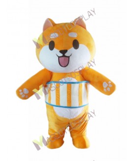 High Quality Adult Yellow Baby Bear Mascot Costume