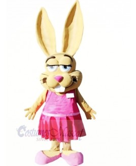 Jackrabbit with Pink Shoes Mascot Costumes Animal