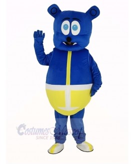 Blue Bear Monster Mascot Costume