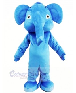 Blue Adult Elephant Mascot Costumes Animal