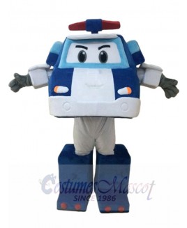 Police Car mascot costume