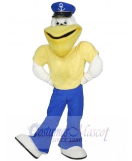 Pete the Pilot Pelican mascot costume