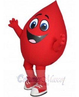 Buddy the Blood Drop mascot costume