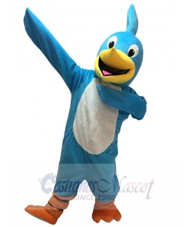 High Quality Realistic New Light Blue Roadrunner Mascot Costume