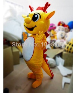 High Quality Dragon Mascot Costume Cute Mascot Costume Adult Party Carnival Halloween Christmas Mascot Free Shipping