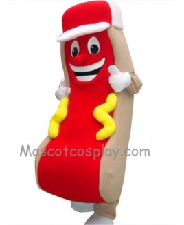 Hot Dog Mascot Costume Fancy Dress Outfit