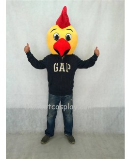 Hot Sale Adorable Realistic New Chicken Yodel Mascot Costume Head ONLY