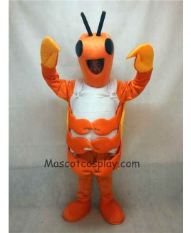 Hot Sale Adorable Realistic New Popular Professional New Adult Orange Crab Mascot Costume