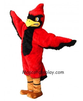 Strong Red Fierce Cardinal Mascot Costume
