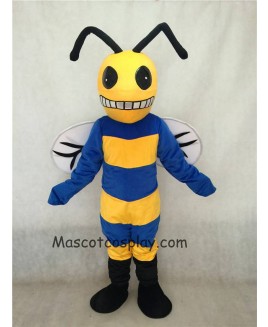 Hot Sale Adorable Realistic New Popular Professional Custom Color Royal Blue and Yellow Bee Mascot Costume