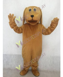 Brown Dog With Big Mouth Plush Mascot Costume