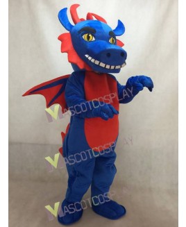 Custom Order Blue and Red Dragon Mascot Costume